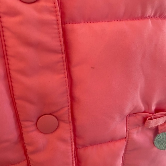 Gymboree pink hooded Cozy Cutie Puffer Vest 10–12 - Picture 8 of 10